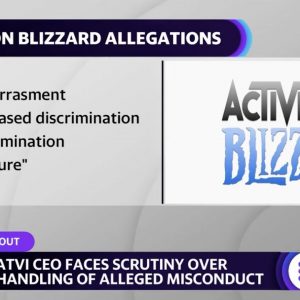 Activision Blizzard CEO may step down amid sexual harassment scandal