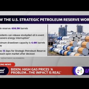 Biden releases 50 million barrels of oil from Strategic Petroleum Reserve ahead of holiday season