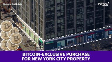 Bitcoin-exclusive purchase for New York City real estate property