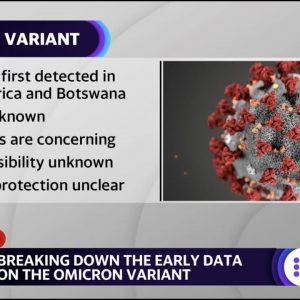 COVID-19: Breaking down early data on Omicron variant