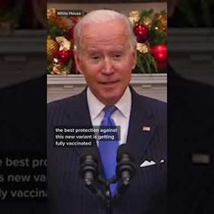 President Biden discusses the new Covid19 variant Omicron also known as the B 1.1.529 variant