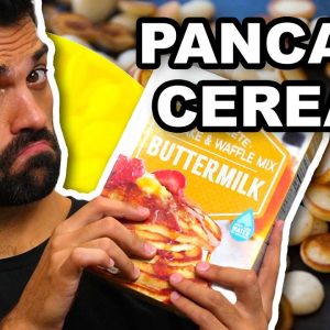 How To Make TikTok Pancake Cereal | What's Trending | Trend Trials