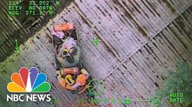 Video Shows U.S. Coast Guard Rescuing People From Washington Floodwaters