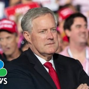 Mark Meadows Fails To Testify To Jan. 6 Committee, Could Face Contempt Vote