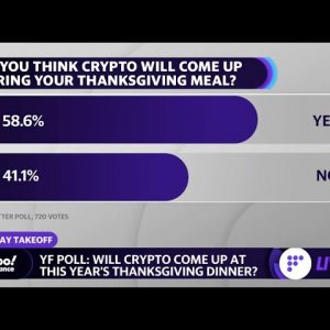 Yahoo Finance poll: Will crypto come up at Thanksgiving dinner? 58.6% say yes