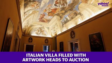 Italian villa with works from Caravaggiol and Michelangelo goes to  auction starting at about $561M