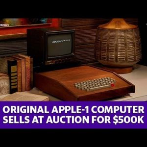 Original Apple-1 Computer Sells at Auction for $500K