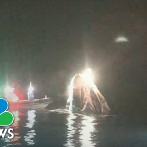 SpaceX Crew-2 Splashes Down Off Florida Coast