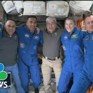 SpaceX Crew-3 Astronauts Welcomed To ISS