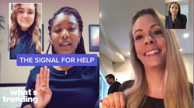 The TikTok Hand Signal Saves a Missing Teen | What's Trending Explained