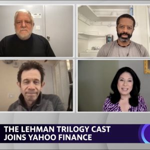 Stars of 'The Lehman Trilogy' discuss the Broadway play about the rise and fall of Lehman Brothers