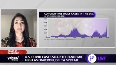 U.S. COVID-19 cases skyrocket to pandemic high as Omicron and Delta spread