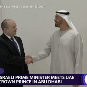 Israeli PM meets UAE crown prince, 2 missing in Swedish cargo ship crash, Chinese activists jailed