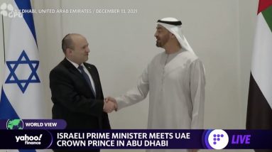 Israeli PM meets UAE crown prince, 2 missing in Swedish cargo ship crash, Chinese activists jailed