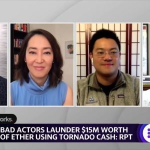 $15 million worth  of ether laundered