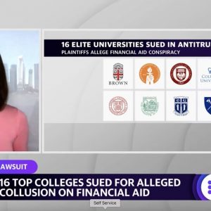 16 top colleges sued for alleged collusion on financial aid