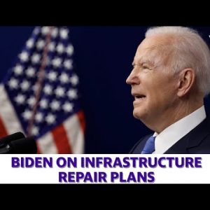 Biden discusses infrastructure plans