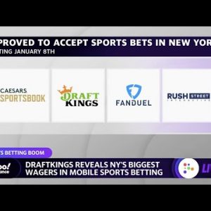 New York sports betting booms as the state opens mobile gambling market