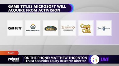 Microsoft-Activision Blizzard deal: 'The industrial logic is there,' analyst says