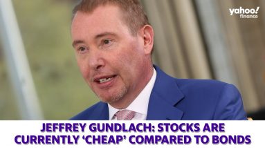 Jeffrey Gundlach: Stocks are currently ‘cheap’ compared to bonds