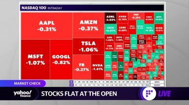 Market check: Stocks flat at open