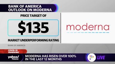 Moderna: ‘Our concern is more in valuation’ with booster shots 'baked into the stock,' analyst says