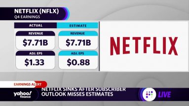 Netflix stock sinks after subscriber outlook misses expectations