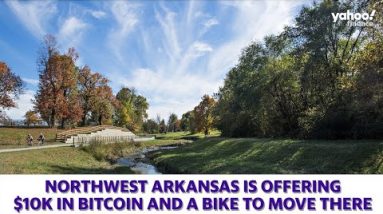 Northwest Arkansas is offering $10K in bitcoin and a bike to move there