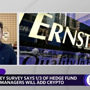 1/3 of hedge fund managers will add crypto according to Ernst & Young survey