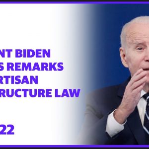 LIVE: President Biden remarks on Bipartisan Infrastructure Law an plans to rebuild bridges in the US