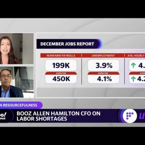 'Compensation is very important' amid labor market tightness: Booz Allen CFO