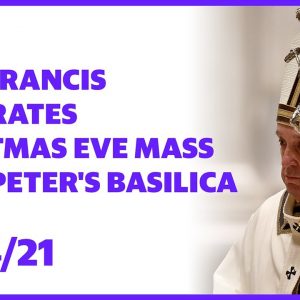 Pope Francis celebrates Christmas Eve mass at St. Peter's Basilica