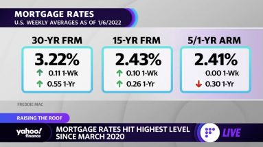 Mortgage rates: First-time homebuyers 'may have a challenging time' in 2022