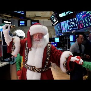 Stocks in the green as Santa Claus rally rolls on