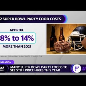 Super Bowl party foods see price hikes in 2022