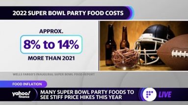 Super Bowl party foods see price hikes in 2022