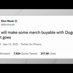 Tesla to accept dogecoin for some merch sales, plusElon Musk sells more company stock