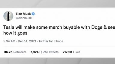 Tesla to accept dogecoin for some merch sales, plusElon Musk sells more company stock