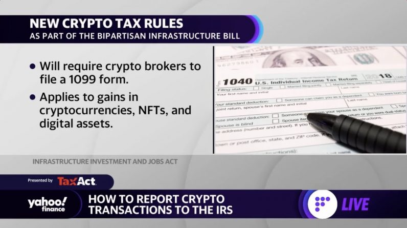 Taxes: How to report crypto transactions to the IRS