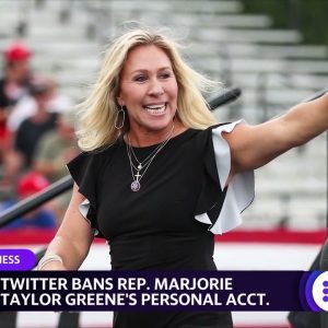 Twitter bans Rep. Marjorie Taylor Greene, Evergrande shares halted, AT&T and Verizon refuse 5G delay