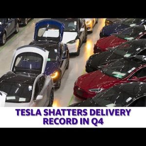 Tesla shatters delivery record in Q4