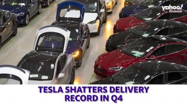 Tesla shatters delivery record in Q4