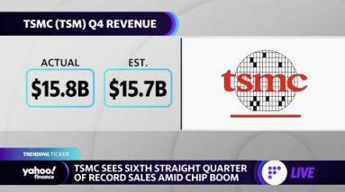 TSMC quarterly revenue soars 21% amid chip boom