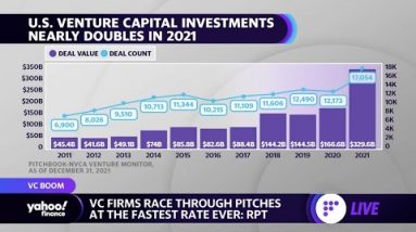 U.S. venture capital firms race for deals at the fastest rate ever