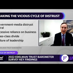 Government trust is declining, and ‘businesses have to step into the void’: Edelman CEO