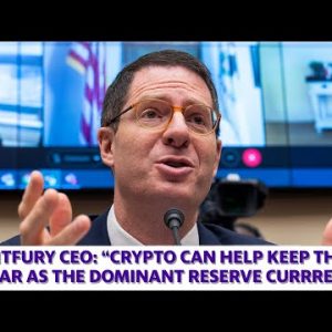 Bitfury CEO: 'Crypto can help keep the dollar as the dominant reserve currency'